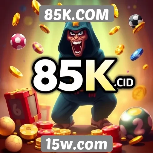 Avaliação do catálogo de jogos disponíveis no 85K.COM